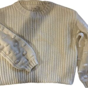 Jessica Simpson Ivory Knit Sweater